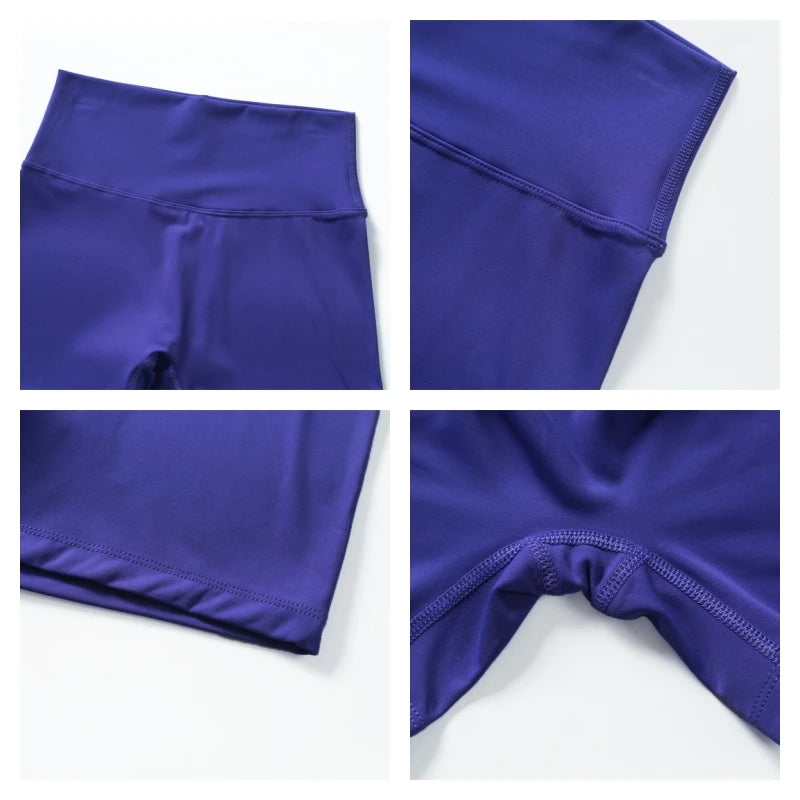 Hearuisavy Summer Running Sports Shorts Women Buttock Lift Leggings Women Cycling Slim Fit Workout Shorts High Waist Yoga Shorts