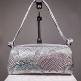 Fashion Shoulder Bag Women Handbag Luxury Embroidered Silk Bag Female Purse Small Cute Cosplay Cheongsam Flower Satin Tote Bag