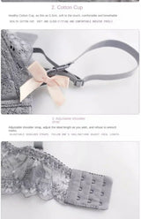 MOYISU French Romantic Lace Comfortable Breathable セクシー Tushy Slim Bra Collection Pure Desire Girls Push Beautiful Underwear SET