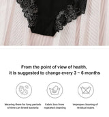 3Pcs Sexy Lace Panties Women's Underpants Solid Color Briefs Breathable Intimates Panties Female Underwear Seamless Lingeries