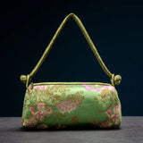 Fashion Shoulder Bag Women Handbag Luxury Embroidered Silk Bag Female Purse Small Cute Cosplay Cheongsam Flower Satin Tote Bag