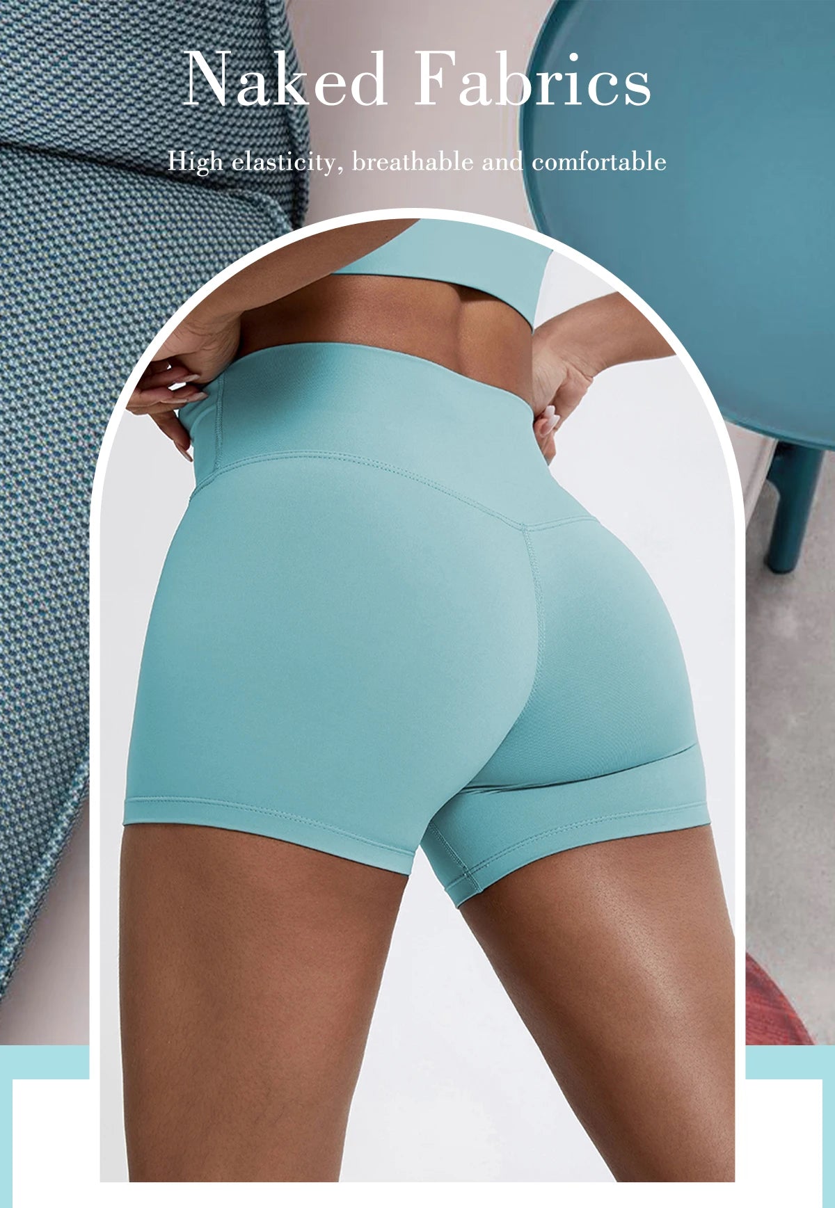Hearuisavy Summer Running Sports Shorts Women Buttock Lift Leggings Women Cycling Slim Fit Workout Shorts High Waist Yoga Shorts