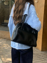 Korean Style Large Capacity Single Shoulder Women's Bag Versatile Vintage Underarm Bag Autumn 2025 New Arrival Tote Bag