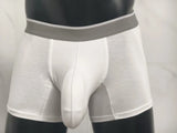 Men Modal Boxer Briefs Big Pouch Underwear Extra Large Bulge Enhancing Breathable Cooling Lightweight Mens Boxers Shorts Panties