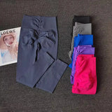 High-end Yoga Pants Women Fitness Leggings High Elastic Sports Pants Push UP Tights Running Leggings Breathable Gym Leggings