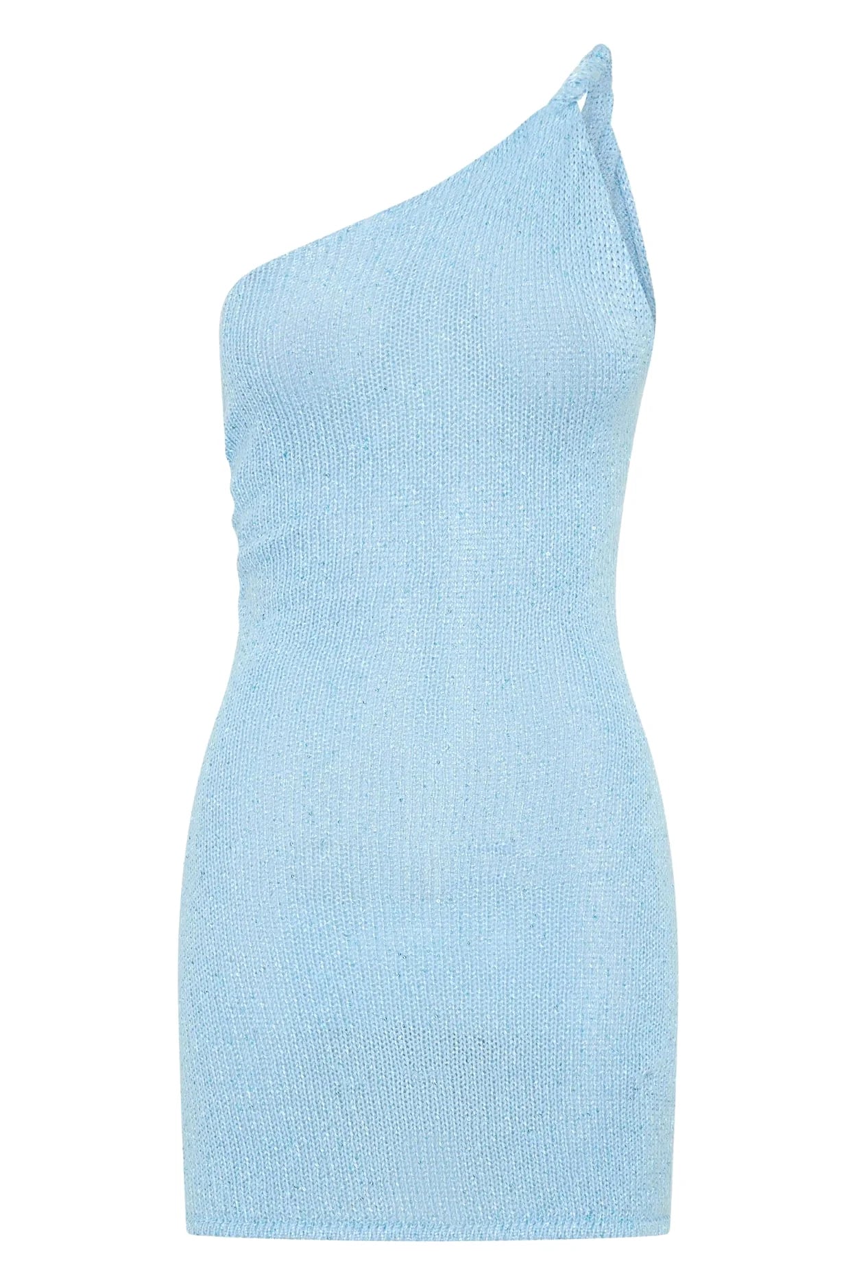 2026 Sexy Knit One Shoulder Halter Neck Beach Mini Women's Holiday Party Dresses Outfit Chic Beachwear Swimsuit Cover Up K265