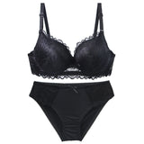 DaiNaFang Push Up Bras Set For Women Breathable Lift 34/75 36/80 38/85 40/90 42/95 BC Cup Underwear Bow Lingerie