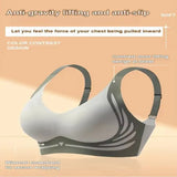 Powerful Push up Seamless Bra Women Gathered Up Wireless Bra Soft Full Coverage Support Adjustable Underwear Anti Sagging Bra