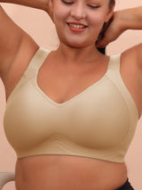 Big breasted sleeping bra for women 6XL without steel rims gathered without scars plus size vest yoga exercise anti sagging bra