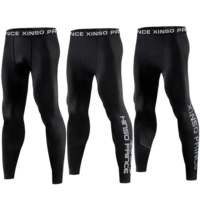 2PCS Men's Compression Sportswear Set Long Sleeve Top Pants Gym Workout Fitness Running Jogging Yoga Training Clothing Suit