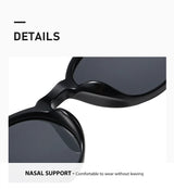 Vintage Round Sunglasses for Women Men Circular Sun Glasses Female Oval Eyewear Sunglasses for Male Female Eyeglasses