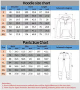 Men Women Autumn Winter Hooded Cotton Pants Set Fashion Casual Letter Printed  CottonPants Sports Suit Ensemble
