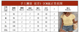 2025 Spring Summer New Fashion Blouses Solid V-Neck Jacquard Hollow-Out Smocking Short-Sleeve Shirts Fashion Casual Women's Tops