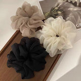 Large Mesh Hair Rope for Women Simple and Fashiona  Does Not Hurt The Hair Hair Rope Cute Girl High Ponytail Scrunchie