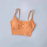 Sports Underwear Bras Top Women's Shockproof Gathering Fitness and Breasts Wearing Yoga Quick-drying Suspender Vests in Summer