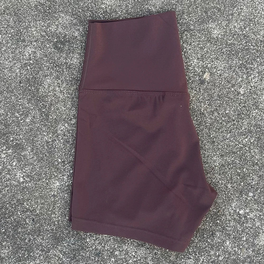 Women Sports Shorts High Waist Yoga Shorts Slim Fit Butt Lift Gym Running High Elastic Biker Shorts