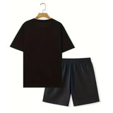 2024 New Summer Street Men's Suit Sportswear Men's Oversized Clothing 3D Print T-Shirt Shorts Men's Simple Clothing Fashion Suit