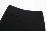 MUJER 2025 Black Mini Skirt Shorts Woman Fashion Asymmetric Skort For Women High Waist Short Skirts Woman Summer Casual Shorts