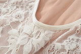 Sexy See Through Lace With Lining Backless Spaghetti Strap Bodysuit Woman Sling Tight Short Jumpsuit Slim Fit Rompers Playsuits