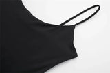 MUJER White Black Body Woman Sleeveless Tight Bodysuit Lingerie Sexy Woman Bodys Bodycon Backless Bodysuit Women Summer Tops
