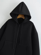 HH 2026 Casual Women's Soild Zipper Hoodie Long Sleeve Big Pocket Zipper Jacket With Hood Female Loose Outerwear Coat Tops