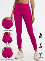 Hearuisavy Summer Super Soft Fabrics High Waist Leggings Gym Yoga Pants Running Workout Tights Push Up Sports Leggings Women