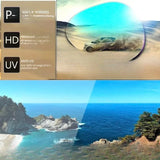 Fashion Polarized Sunglasses For Men Square Oversized Anti Glare Driver Mirror Sun Glasses Women UV400 Goggles Male