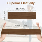 4 Simple and stylish women's solid color elastic hair tie set Cute face-washing and makeup headband Retro sports running yoga he