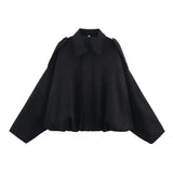 TFMLN Women Suede Bomber Jacket Spring New Fashion Long Sleeve Zipper Oversize Solid Bomber Coat Chic Lady 2025 Streetwear