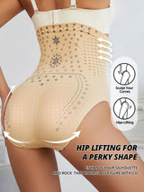 Seamless Restoration Shaper Brief Women Tummy Control Shapewear Hollow Out Fat Burning Slimming High Waist Underwear Panties