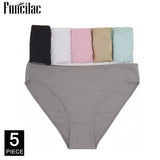 Women's cotton panties Girl Briefs Ms. cotton underwear bikini underwear sexy Ladies Briefs Free shipping 5 Pcs/set