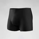 Men's 3D Molded Ice Silk Seamless Boxer Briefs, Extended Thin Sports Underwear for Summer