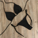 Summer Swimsuit Women Sexy Bikini Set Push-up Padded Bra Thong Two Pieces Swimwear Beachwear Bathing Suit female sexy swimsuits