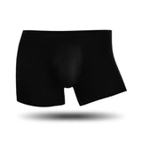 Men's 3D ice silk inner pants with seamless and ultra-thin design for the crotch, flat-leg style, breathable summer shorts