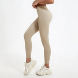Hearuisavy Summer Super Soft Fabrics High Waist Leggings Gym Yoga Pants Running Workout Tights Push Up Sports Leggings Women