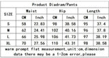 European and American Embroidered Street Couple Double Head Double Waist Pants Personalized Printed Pattern Pants