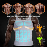 Men Slimming Body Shaper Abdomen Reducer Underwear Tank Top Sleevelss Wide Strap Shapewear Fitness Posture Correct Belly Abdominal Fat Reducer Vest Breathable Soft Waist Trainer S-3XL