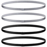3pcs Elastic Absorbent Sweat Bands Solid Thicken Non-Slip Sports Outdoor Headbands Hair Accessories Running Exercise