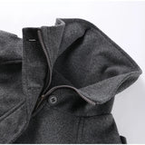 Fashion Short Woolen Coat For Women Stand Collar Full Sleeve Loose Zipper Jacket Female 2025 Spring Autumn Solid Lady Outwear
