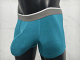 Men Modal Boxer Briefs Big Pouch Underwear Extra Large Bulge Enhancing Breathable Cooling Lightweight Mens Boxers Shorts Panties