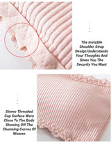 Summer Strapless Women Bras Back Lace Sexy Chest Tops Seamless Breathable Underwear Brassiere Solid Invisible Chest Wraps Bra