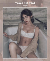 Women Bras Sexy Lace Half Cup Push Up French Style Lingerie Soft Deep V Top Breathable Back Closure Thin Bralette Ropa Mujer