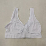 Women Sports Bra Without pad Sleep Brassiere Underwear sleep yoga sports bra vest Plus Size Top no sponge insert pad Bralette