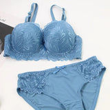 DaiNaFang Push Up Bras Set For Women Breathable Lift 34/75 36/80 38/85 40/90 42/95 BC Cup Underwear Bow Lingerie