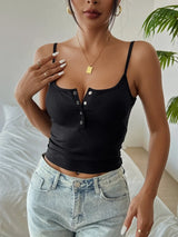 Women's Cropped Tops Spring and Summer Corset Korean Suspenders Vest Sexy Camisole Slim Y2K Corset Tops Casual Basic T-shirt