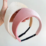 2026 Velvet Women Headband Smooth European and American Hairpin Headband Hair Hoop Lady Headwear