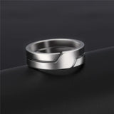 Skyrim Stainless Steel Ring for Men Women Black Minimalist Casual Finger Rings 2025 Couple Jewelry Wedding Gift for Lover