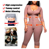Full Body Colombian Girdles Shaper High Compression Bodysuits Postoperative Postpartum Lipo Arm Slimmer Waist Reducing Shapewear