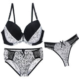 2024 New Sexy Bra Sets For Women 3 Piece Underwear Strap Transparent BCDEF Cup Female Beige Black Blue Purple Red White Lingerie
