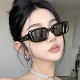 Retro Y2K Small Square Kitten Eye Sunglasses Women Men Fashion Colorful Mirror Lens Punk Sports UV Protection Sun Glasses
